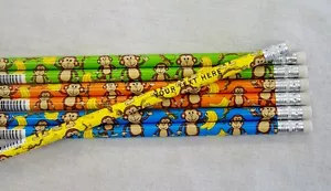 12 "MONKEY BUSINESS" Personalized Pencils - Picture 1 of 1