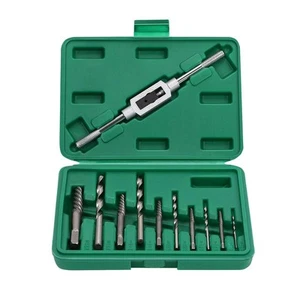 11 PCS Damaged Broken Screw Extractor Drill Bit Bolt Stud Remover Tool Kit Set - Picture 1 of 8