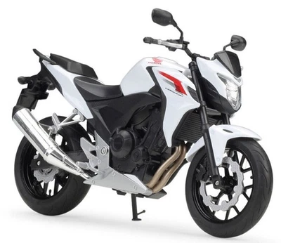 GB WELLY White 1:10 CB500F Sport Racing Street Model Collect Metal Motorcycle - Image 1 of 4