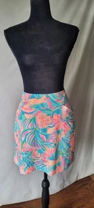 Lilly Pulitzer Jonas Skort A Line Skirt Tropical Punch Sz 4 Resort Comfy Preppy - Picture 1 of 5