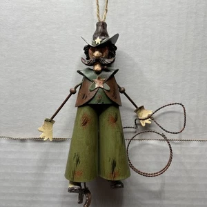 Tirador ~ Vaquero ~ Adorno Árbol de Navidad ~ Rústico ~ Occidental ~ Mueve Brazos - Imagen 1 de 15