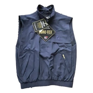 NWT Zero Restriction Golf GORETEX Microlite Vest Snap USA Navy Blue M Women - Picture 1 of 12