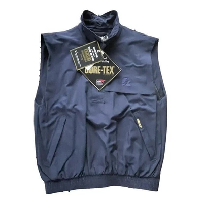 NWT Zero Restriction Golf GORETEX Microlite Vest Snap USA Navy Blue M Women - Image 1 of 4