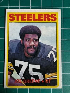 Joe Greene #230 1972 Topps Pittsburgh Steelers Football Card NFL HOF - Picture 1 of 2