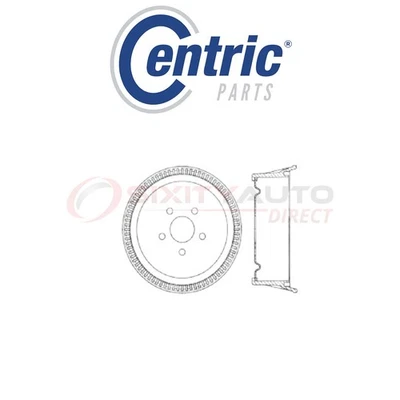 Centric C-TEK Brake Drum for 1988-1995 Plymouth Grand Voyager 2.5L 3.0L 3.3L ql - Image 1 of 4