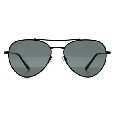 Очки солнцезащитные Serengeti Pete SS599003 матовые черные дымчатые поляризованные фотохромные - Изображение 1 из 3