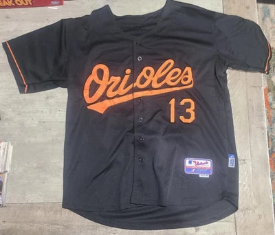 MANNY MACHADO COOL BASE MAJESTIC JERSEY  SIZE -MEN'S 48 XL BALTIMORE ORIOLES - Image 1 of 3