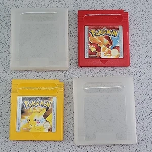 Juegos Gameboy originales Pokemon amarillo y rojo en estuches buen estado - Imagen 1 de 6