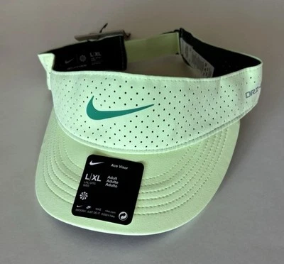 Nike Dri-Fit Court Advantage Ace Visera Sombrero L/XL Tenis Apenas Volt Hombres Mujeres Foto 1 de 4