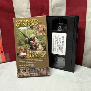 GOLD-PLATED GUNDOGS vtg Chesapeake Retrievers VHS hunting dogs Flambeau AFC - Picture 1 of 2