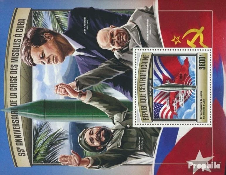 Central African Republic miniature sheet 1585 (complete. issue) unmounted mint / - Image 1 of 1