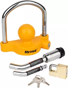Keyed Alike Trailer Lock Set Tow & Store Lock Kit, Come with Universal Coupler L - Picture 1 of 5