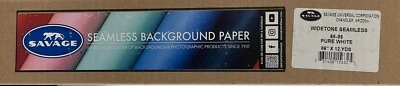 Papel de fundo branco 86 pol x 36 pés Savage sem costura 66-86 branco puro - Imagem 1 de 3