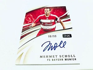 Mehmet Scholl 2020 Panini Immaculate Collection Ink Silver Autograph #/99 FCB - Bild 1 von 2