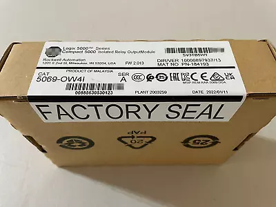 New Factory Sealed Allen-Bradley 5069-OW4I Output Module 5069OW4I Fast Shipping - Image 1 of 4