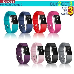 CLEARANCE! For Fitbit Charge 2 Bands Silicone Replacement Wristband Watch Strap  - Picture 1 of 19