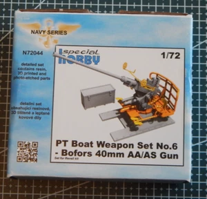 SPECIAL NAVY 1/72 SCALE PT BOAT WEOPONS SET BOFORS 40mm AA/AS GUNS X 2 - Picture 1 of 2