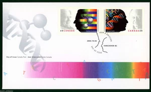Canada - " CANADIAN NOBEL PRIZE WINNERS " FDC First Day Cover 2004 ! - Picture 1 of 6