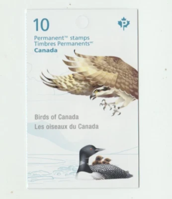 Birds Of Canada Booklet of 10 "P" Canada Stamps 2017 - Image 1 of 3
