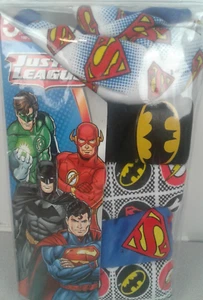 Justice League Boys 100% Cotton Package Of 5 Briefs Size 8 - New (62) - Picture 1 of 12