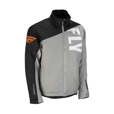 Chaqueta de moto de nieve aislada Fly Racing Aurora - gris/negro/naranja - 470-4123 Foto 1 de 4