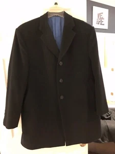 Men's Wool, Custom made Over Coat, Jacket, Navy, 46R - Picture 1 of 7