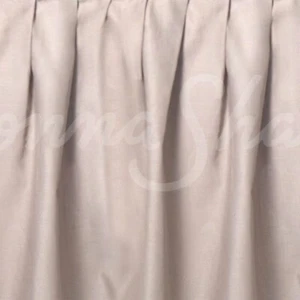 Donna Sharp Smoky Square Gathered Taupe Bed Skirt Dust Ruffle Country Cottage - Picture 1 of 2