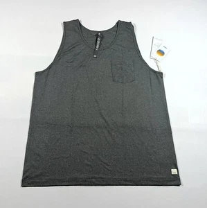 Vuori Herren Tradewind Performance grau meliert Mesh Tank Top Gr. XL Tasche Neu mit Etikett - Bild 1 von 7