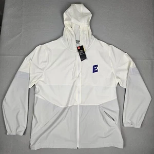 Under Armour UA Squad Warm Up Jacket Men's 2XL White Purple E Logo Full Zip - Picture 1 of 12