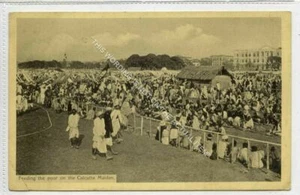 (KGb7270-100) Feeding The Poor on Calcutta Maidan, Unused VG - Picture 1 of 1
