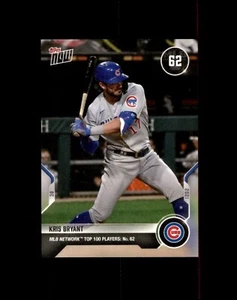 2021 Topps Now Top 100 #MN-62 Kris Bryant Chicago Cubs - Picture 1 of 1