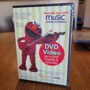 Elmo - Music Works Wonder (Maravillas Musicales) (DVD) NEW - Foto 1 di 3