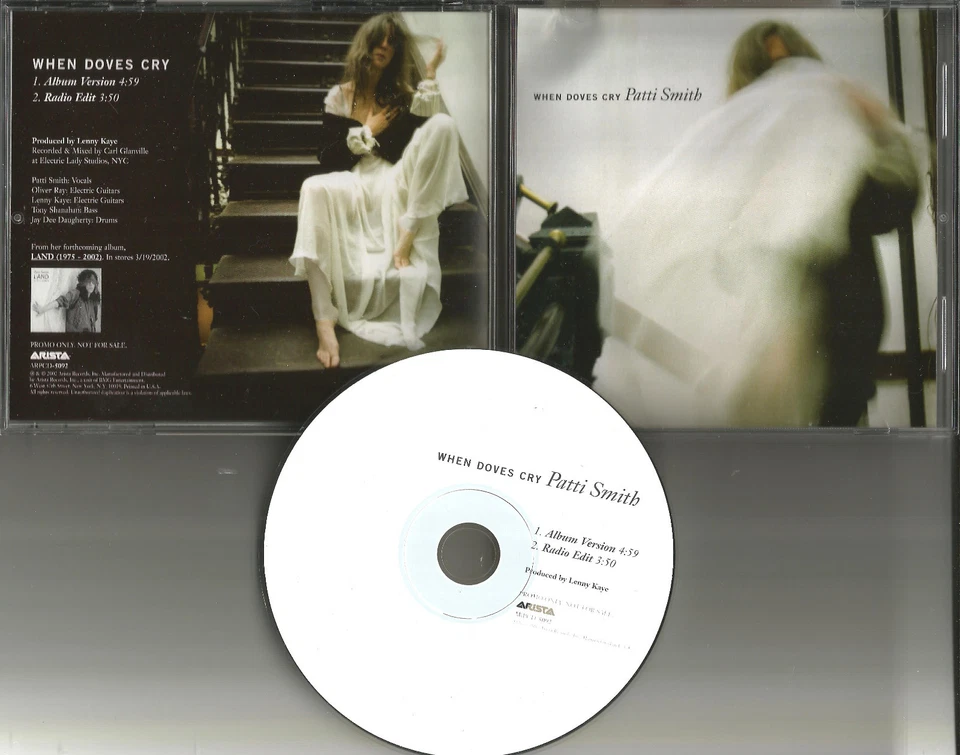 PATTI SMITH When Doves Cry RARE EDIT PRINCE REMAKE Cover Trk PROMO DJ CD Single Foto 1 de 1