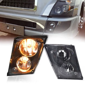 2003-2017 Volvo VNL / VN 630 670 Fog Light Truck With Daytime Running Pair Set - Picture 1 of 6