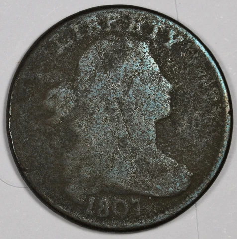 1807 Large Cent.  Small Fraction.  Circulated.   187684 Cover
