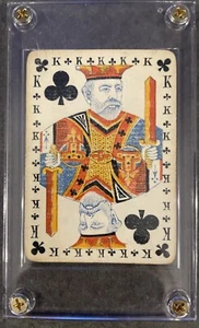 BORDER INDEX 1878 PAPER FABRIQUE SALADEE’S US PLAYING CARD OLD WEST ANTIQUE RARE - Picture 1 of 4