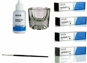Strictly Professional Eyelash & Eyebrow Dye Tint or Lash Tinting Full Kit - Picture 1 of 12