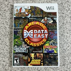 Data East Arcade Classics (Nintendo Wii, 2010) completo con manuale CIB - Foto 1 di 6