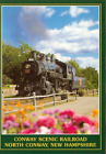 0-6-0 Steam Locomotive #7470 Postcard. Conway Scenic Railroad Train