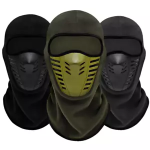 Windproof Fleece Neck Winter Warm Balaclava Ski Full Face Mask for Cold Weather - Picture 1 of 25
