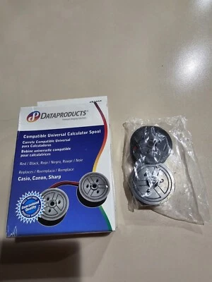 Dataproducts #R3027 Universal Negro/Rojo Nylon Calculadora Cinta Sellada Foto 1 de 3
