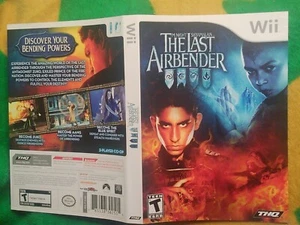The Last Airbender Wii Game By THQ Cover art Only - Picture 1 of 1