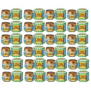 24 X White Tiger Balm Ointment Massage Relief Pain Aches Headache Stuffy Nose - Picture 1 of 10