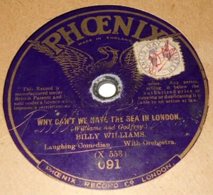 Phoenix 091 Billy Williams Why Can't We Have The Sea In London / Back To USA - Picture 1 of 2