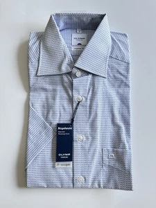 OLYMP® TENDEZ SS-Shirt normale Passform aus reiner Baumwolle/blau - 15"/38 brandneu mit Etikett - uvp £60 - Bild 1 von 2