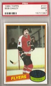 1980 Hockey #131 PSA 9 Bob Dailey Philadelphia Flyers BID NOW