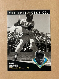 Hank Aaron ~ 1994 Upper Deck All-Time Heroes MLB 125th Anniv. #144
