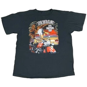 3D Emblem Vintage 1993 Sink Your Claws Into Something American Biker Shirt Adult - Picture 1 of 7