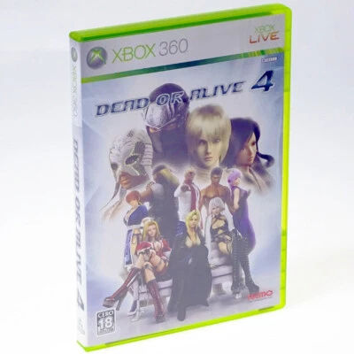 DEAD OR ALIVE 4 XBOX 360 Japan Import DOA4 NTSC-J Complete Japanese Version - Image 1 of 2