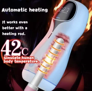 Automatic Male Masturbator HandsFree Vibrating Cup Stroker Men Sex Toys for Men - Picture 1 of 9
